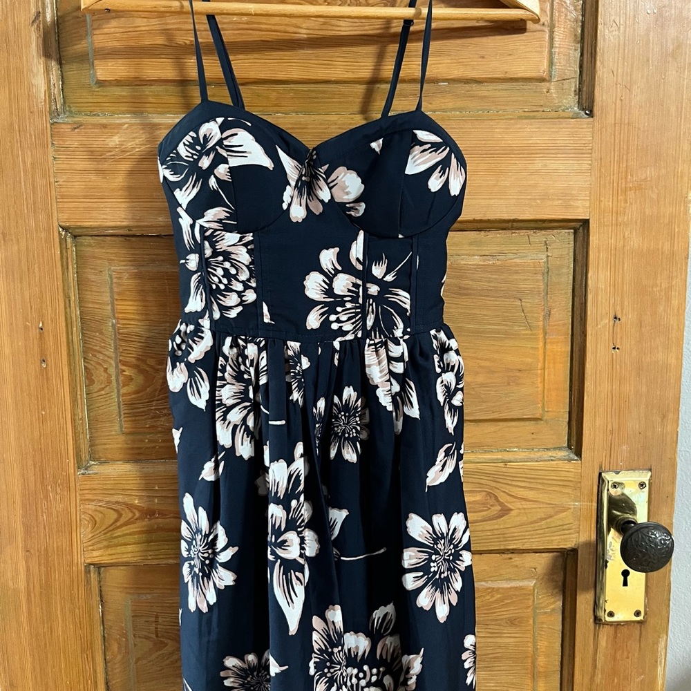 Floral Spaghetti Strap Dress